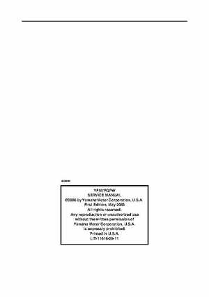 2007-2008 Yamaha YFM700 Grizzly Factory Service Manual, Page 2