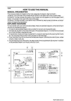 2007-2008 Yamaha YFM700 Grizzly Factory Service Manual, Page 4