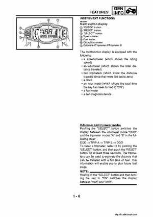 2007-2008 Yamaha YFM700 Grizzly Factory Service Manual, Page 24