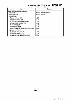 2007-2008 Yamaha YFM700 Grizzly Factory Service Manual, Page 40