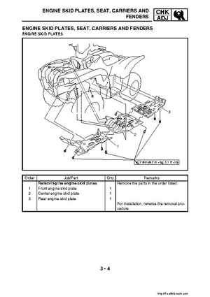 2007-2008 Yamaha YFM700 Grizzly Factory Service Manual, Page 85