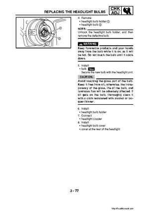2007-2008 Yamaha YFM700 Grizzly Factory Service Manual, Page 158