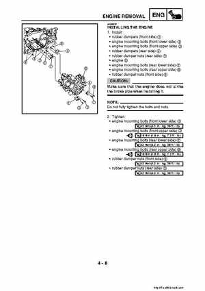 2007-2008 Yamaha YFM700 Grizzly Factory Service Manual, Page 166