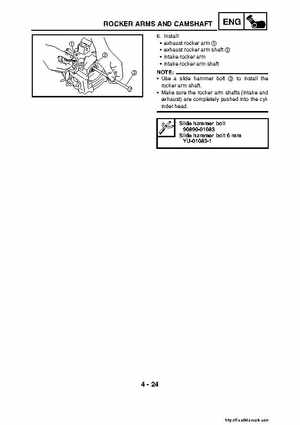 2007-2008 Yamaha YFM700 Grizzly Factory Service Manual, Page 182