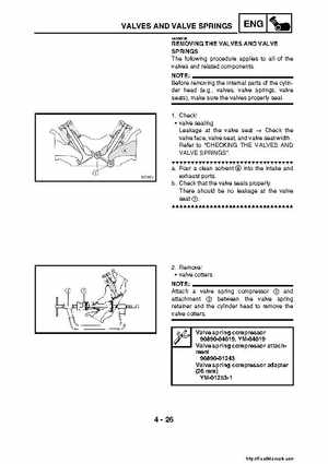 2007-2008 Yamaha YFM700 Grizzly Factory Service Manual, Page 184