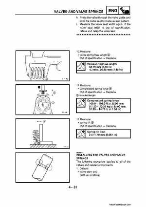 2007-2008 Yamaha YFM700 Grizzly Factory Service Manual, Page 189