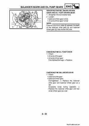 2007-2008 Yamaha YFM700 Grizzly Factory Service Manual, Page 209