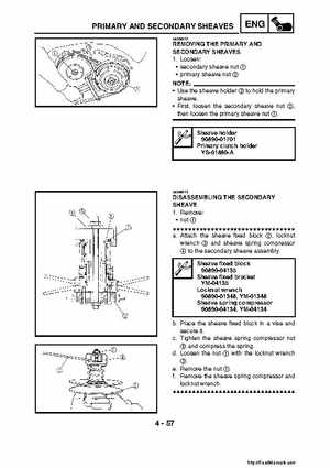 2007-2008 Yamaha YFM700 Grizzly Factory Service Manual, Page 215