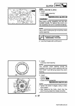 2007-2008 Yamaha YFM700 Grizzly Factory Service Manual, Page 225