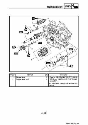 2007-2008 Yamaha YFM700 Grizzly Factory Service Manual, Page 240