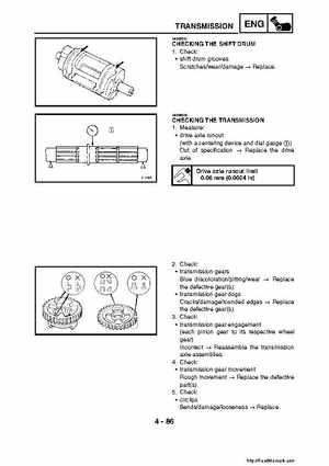 2007-2008 Yamaha YFM700 Grizzly Factory Service Manual, Page 244