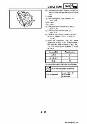 2007-2008 Yamaha YFM700 Grizzly Factory Service Manual, Page 255