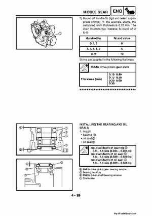 2007-2008 Yamaha YFM700 Grizzly Factory Service Manual, Page 257