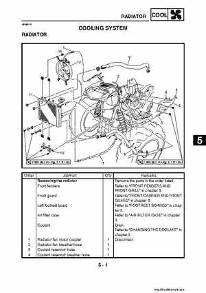 2007-2008 Yamaha YFM700 Grizzly Factory Service Manual, Page 262