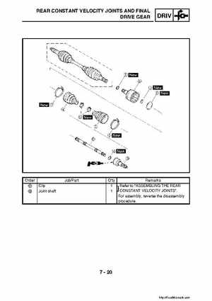 2007-2008 Yamaha YFM700 Grizzly Factory Service Manual, Page 332