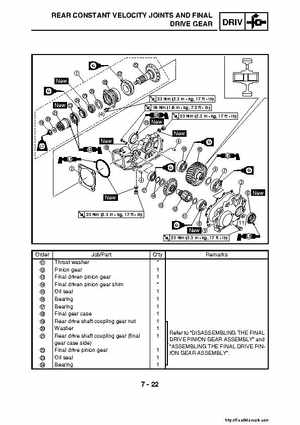 2007-2008 Yamaha YFM700 Grizzly Factory Service Manual, Page 334