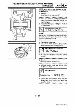 2007-2008 Yamaha YFM700 Grizzly Factory Service Manual, Page 342