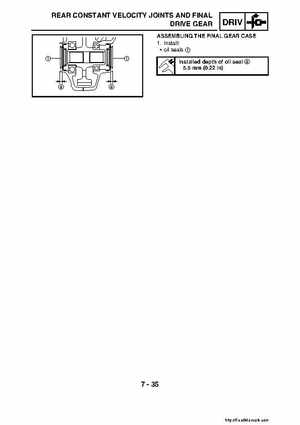 2007-2008 Yamaha YFM700 Grizzly Factory Service Manual, Page 347