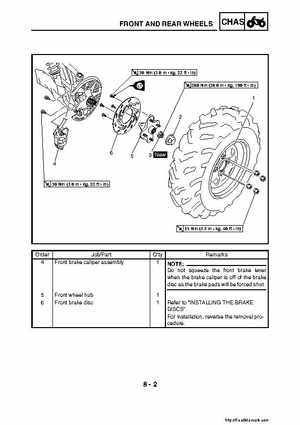 2007-2008 Yamaha YFM700 Grizzly Factory Service Manual, Page 349