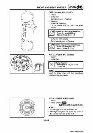2007-2008 Yamaha YFM700 Grizzly Factory Service Manual, Page 353