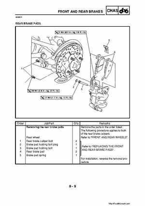 2007-2008 Yamaha YFM700 Grizzly Factory Service Manual, Page 356