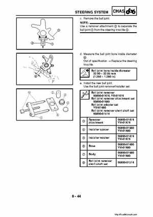 2007-2008 Yamaha YFM700 Grizzly Factory Service Manual, Page 391