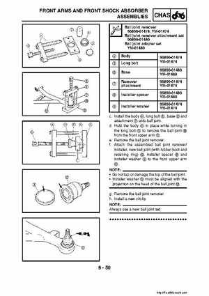2007-2008 Yamaha YFM700 Grizzly Factory Service Manual, Page 397