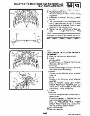 2008 Yamaha Raptor 250SE / 250SE2 Factory Service Manual, Page 98