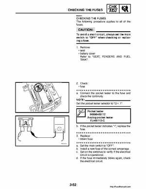 2008 Yamaha Raptor 250SE / 250SE2 Factory Service Manual, Page 112
