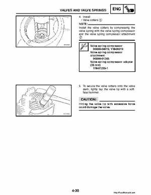 2008 Yamaha Raptor 250SE / 250SE2 Factory Service Manual, Page 145