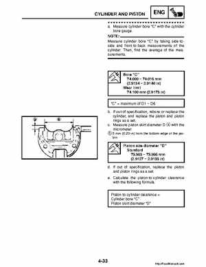 2008 Yamaha Raptor 250SE / 250SE2 Factory Service Manual, Page 148