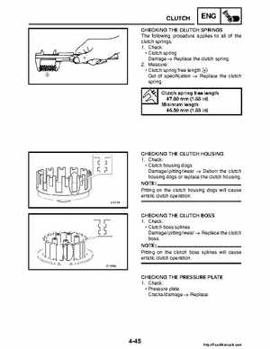 2008 Yamaha Raptor 250SE / 250SE2 Factory Service Manual, Page 160