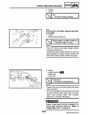 2008 Yamaha Raptor 250SE / 250SE2 Factory Service Manual, Page 230