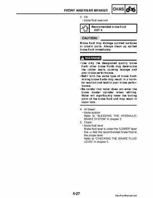 2008 Yamaha Raptor 250SE / 250SE2 Factory Service Manual, Page 231