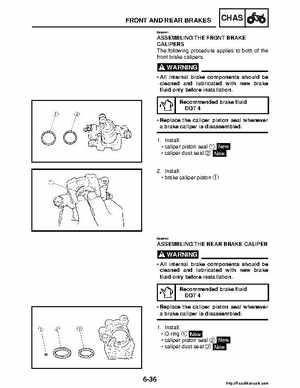 2008 Yamaha Raptor 250SE / 250SE2 Factory Service Manual, Page 240
