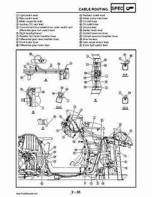 2008 Yamaha Rhino YXR70FX Factory Service Manual, Page 70