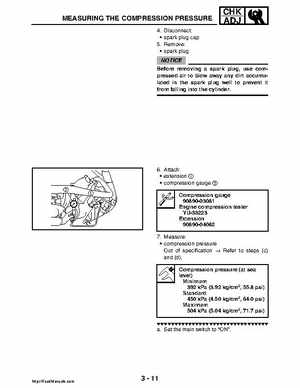 2008 Yamaha Rhino YXR70FX Factory Service Manual, Page 94
