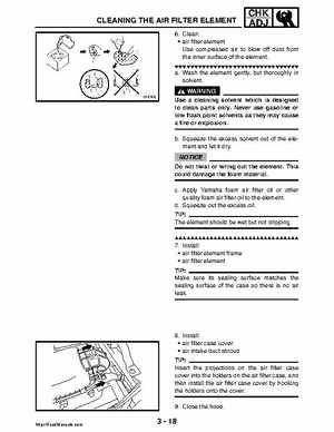 2008 Yamaha Rhino YXR70FX Factory Service Manual, Page 101