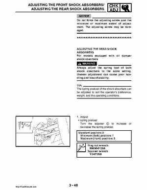 2008 Yamaha Rhino YXR70FX Factory Service Manual, Page 131