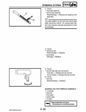2008 Yamaha Rhino YXR70FX Factory Service Manual, Page 409