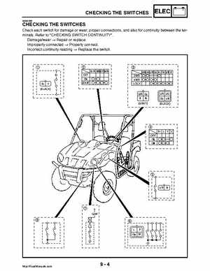 2008 Yamaha Rhino YXR70FX Factory Service Manual, Page 433