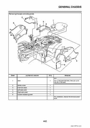 2009 Yamaha Grizzly Service Manual, Page 122