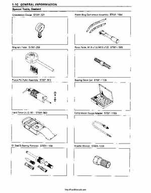 1991+ Kawasaki 650 SC Factory Service Manual, Page 16