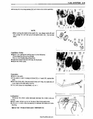 1991+ Kawasaki 650 SC Factory Service Manual, Page 29