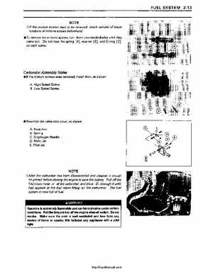 1991+ Kawasaki 650 SC Factory Service Manual, Page 33
