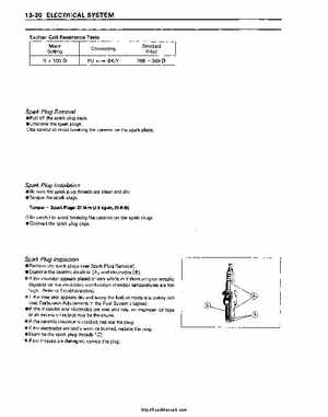 1991+ Kawasaki 650 SC Factory Service Manual, Page 168