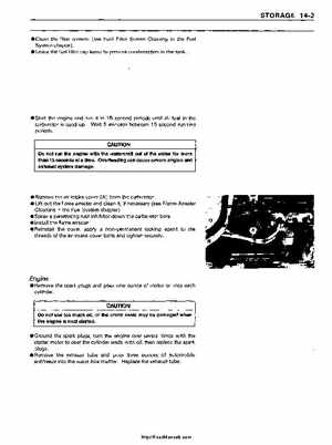 1991+ Kawasaki 650 SC Factory Service Manual, Page 177