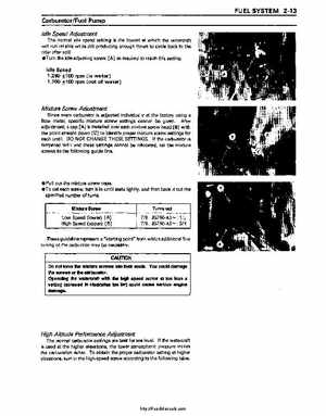1992-1995 Kawasaki 750SX Service Manual, Page 34