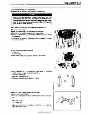 1992-1995 Kawasaki 750SX Service Manual, Page 38