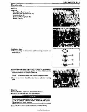 1992-1995 Kawasaki 750SX Service Manual, Page 40